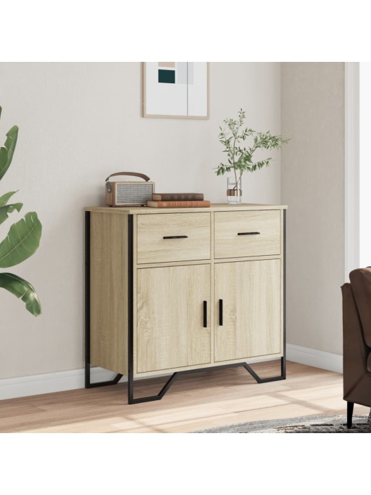 Příborník dub sonoma 79,5 x 35,5 x 74,5 cm kompozitní dřevo