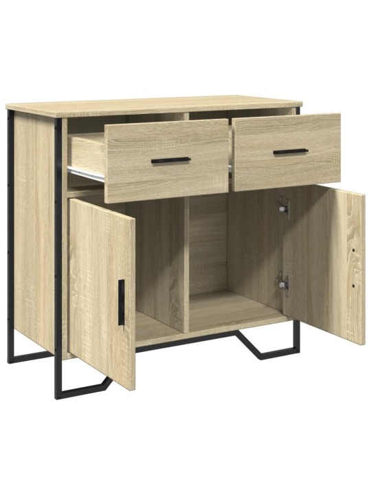 Příborník dub sonoma 79,5 x 35,5 x 74,5 cm kompozitní dřevo