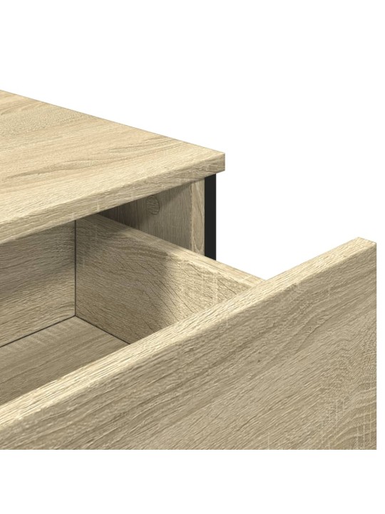 Příborník dub sonoma 79,5 x 35,5 x 74,5 cm kompozitní dřevo
