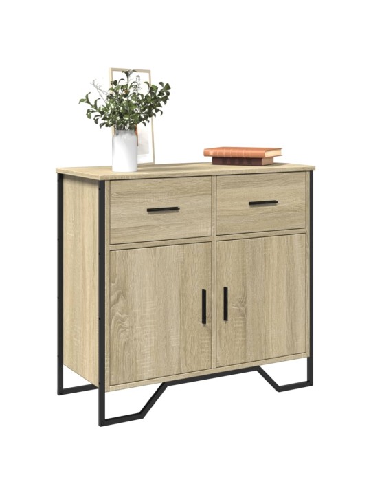 Příborník dub sonoma 79,5 x 35,5 x 74,5 cm kompozitní dřevo