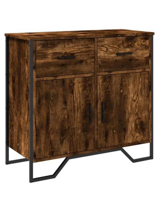 Příborník kouřový dub 79,5 x 35,5 x 74,5 cm kompozitní dřevo