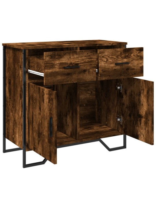 Příborník kouřový dub 79,5 x 35,5 x 74,5 cm kompozitní dřevo