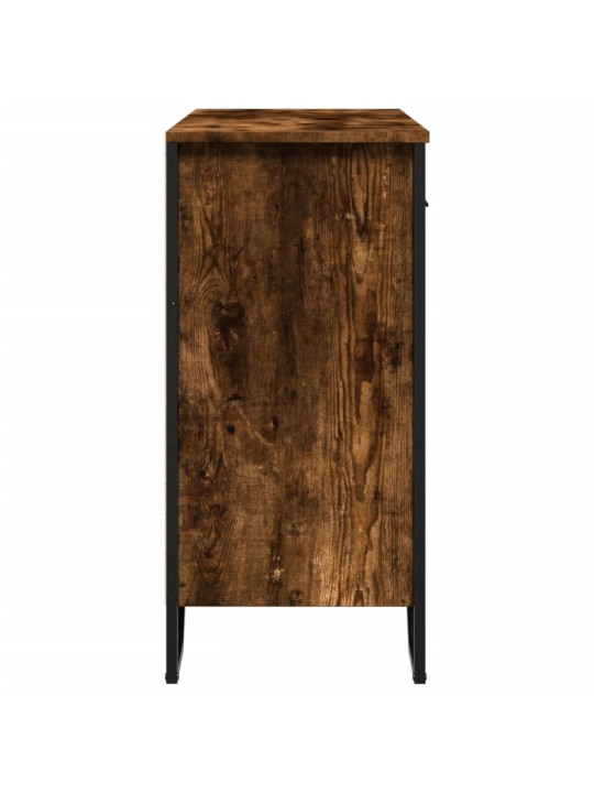 Příborník kouřový dub 79,5 x 35,5 x 74,5 cm kompozitní dřevo