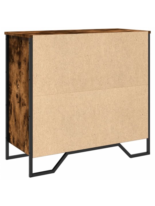 Příborník kouřový dub 79,5 x 35,5 x 74,5 cm kompozitní dřevo