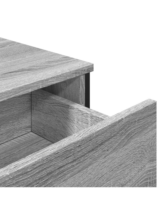 Příborník šedý sonoma 79,5 x 35,5 x 74,5 cm kompozitní dřevo