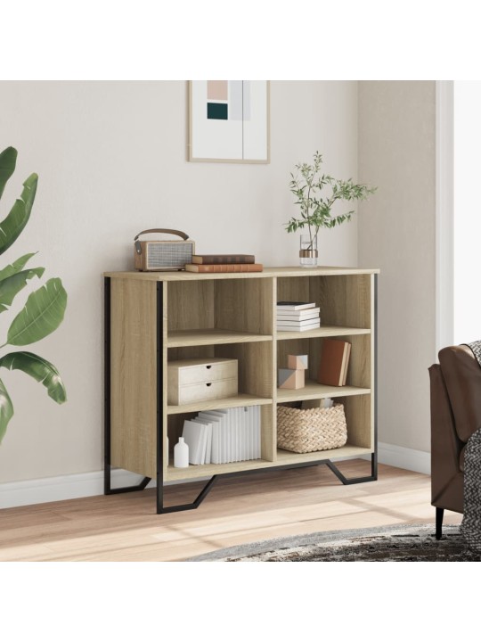 Příborník dub sonoma 91 x 35,5 x 74,5 cm kompozitní dřevo