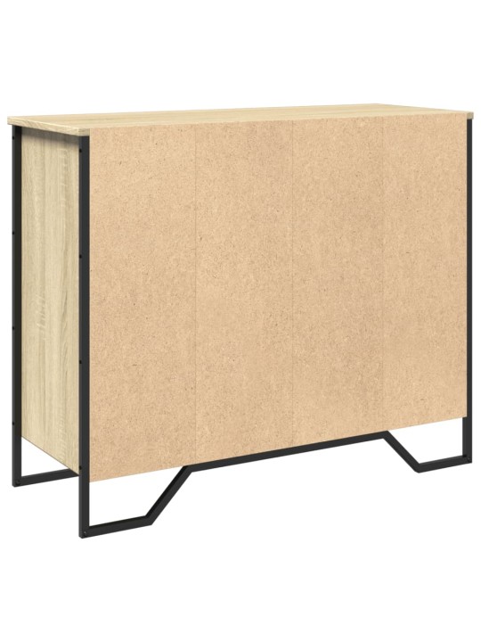Příborník dub sonoma 91 x 35,5 x 74,5 cm kompozitní dřevo