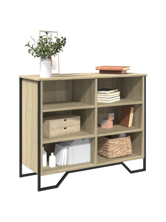 Příborník dub sonoma 91 x 35,5 x 74,5 cm kompozitní dřevo