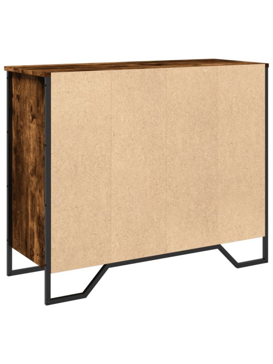 Příborník kouřový dub 91 x 35,5 x 74,5 cm kompozitní dřevo