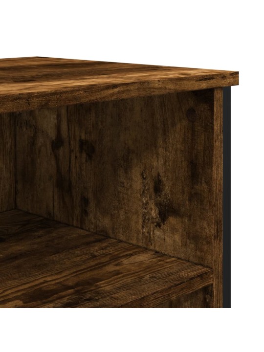 Příborník kouřový dub 91 x 35,5 x 74,5 cm kompozitní dřevo
