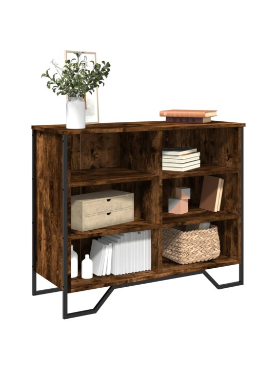 Příborník kouřový dub 91 x 35,5 x 74,5 cm kompozitní dřevo
