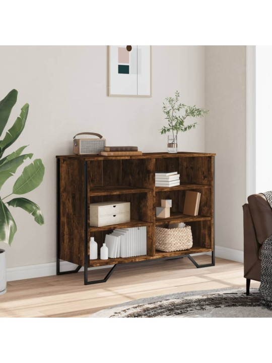 Příborník kouřový dub 101 x 35,5 x 74,5 cm kompozitní dřevo
