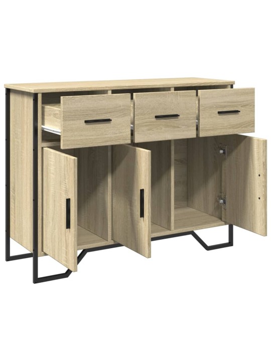 Příborník dub sonoma 97 x 32,5 x 74,5 cm kompozitní dřevo