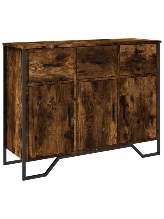 Příborník kouřový dub 97 x 32,5 x 74,5 cm kompozitní dřevo