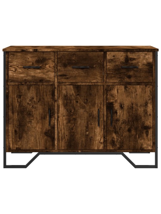 Příborník kouřový dub 97 x 32,5 x 74,5 cm kompozitní dřevo