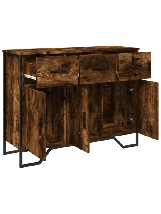 Příborník kouřový dub 97 x 32,5 x 74,5 cm kompozitní dřevo