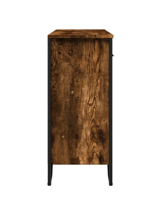 Příborník kouřový dub 97 x 32,5 x 74,5 cm kompozitní dřevo
