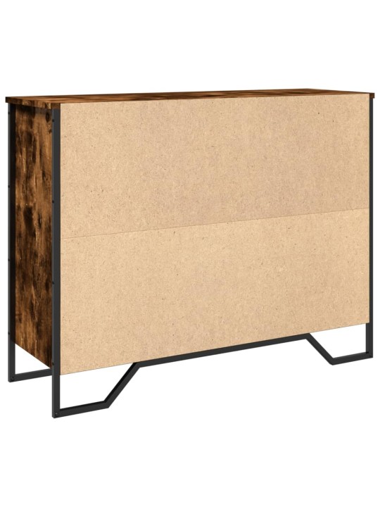 Příborník kouřový dub 97 x 32,5 x 74,5 cm kompozitní dřevo