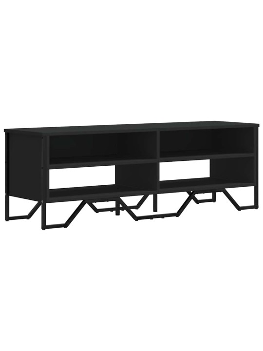 TV skříňka černá 122 x 34 x 41 cm kompozitní dřevo