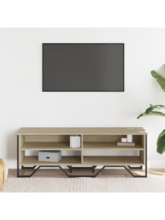 TV skříňka dub sonoma 122 x 34 x 41 cm kompozitní dřevo