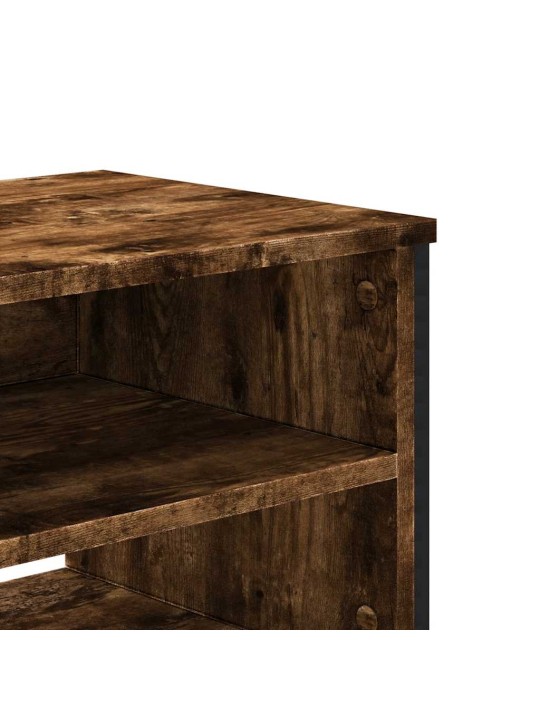 TV skříňka kouřový dub 122 x 34 x 41 cm kompozitní dřevo