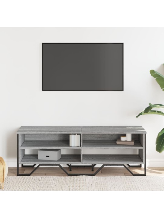 TV skříňka šedá sonoma 122 x 34 x 41 cm kompozitní dřevo
