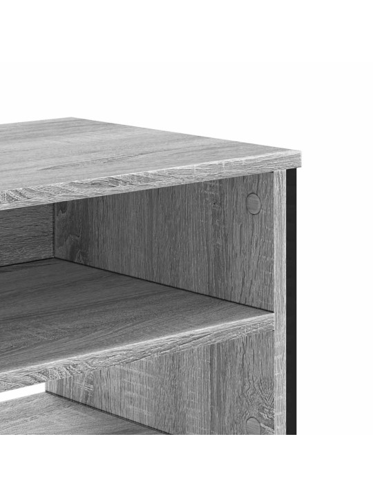 TV skříňka šedá sonoma 122 x 34 x 41 cm kompozitní dřevo