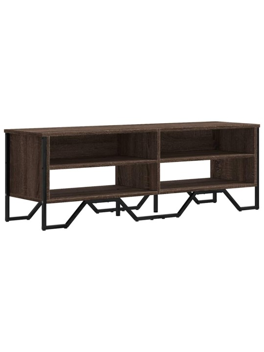 TV skříňka hnědý dub 122 x 34 x 41 cm kompozitní dřevo