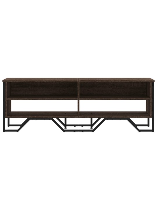 TV skříňka hnědý dub 122 x 34 x 41 cm kompozitní dřevo