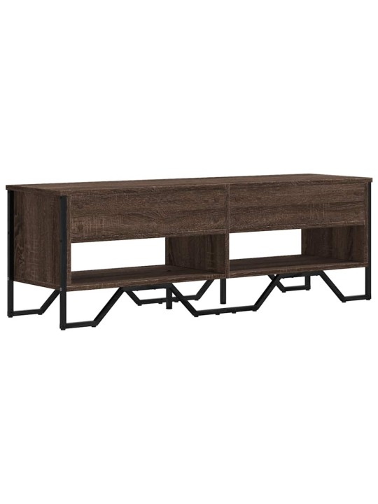 TV skříňka hnědý dub 122 x 34 x 41 cm kompozitní dřevo