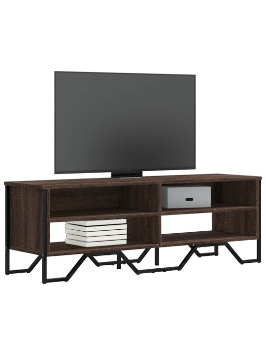 TV skříňka hnědý dub 122 x 34 x 41 cm kompozitní dřevo