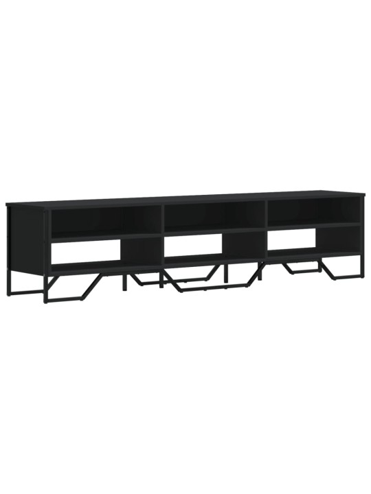 TV skříňka černá 180 x 34 x 41 cm kompozitní dřevo