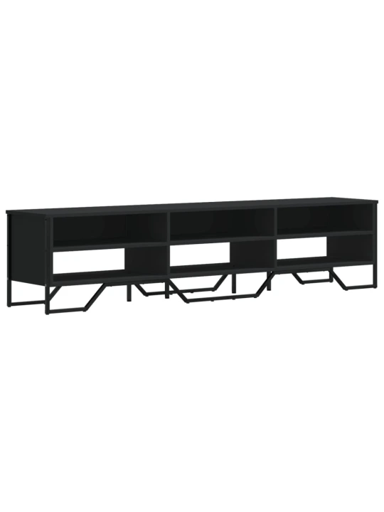 TV skříňka černá 180 x 34 x 41 cm kompozitní dřevo