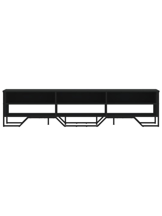 TV skříňka černá 180 x 34 x 41 cm kompozitní dřevo
