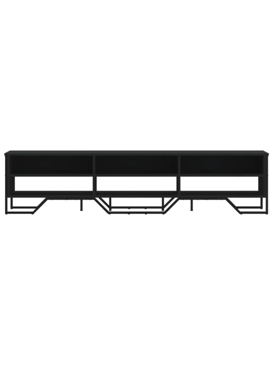 TV skříňka černá 180 x 34 x 41 cm kompozitní dřevo