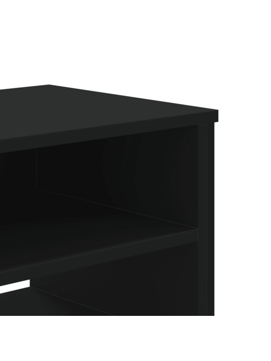 TV skříňka černá 180 x 34 x 41 cm kompozitní dřevo