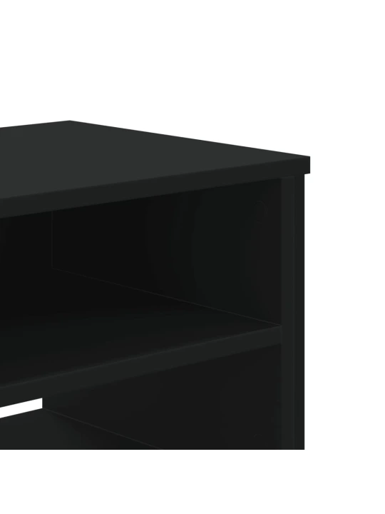 TV skříňka černá 180 x 34 x 41 cm kompozitní dřevo