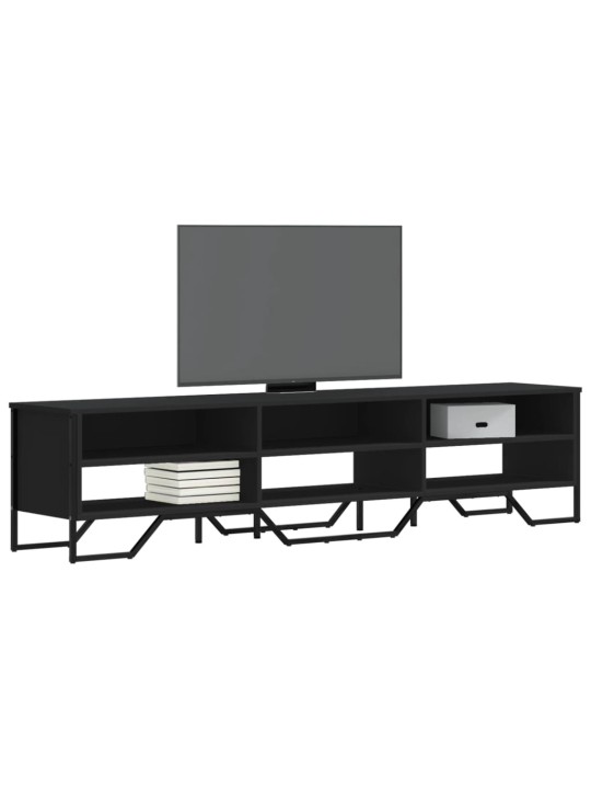 TV skříňka černá 180 x 34 x 41 cm kompozitní dřevo