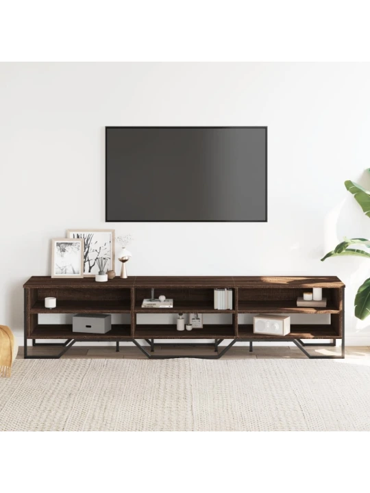 TV skříňka hnědý dub 180 x 34 x 41 cm kompozitní dřevo