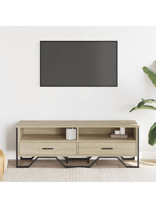 TV skříňka dub sonoma 122 x 34 x 41 cm kompozitní dřevo