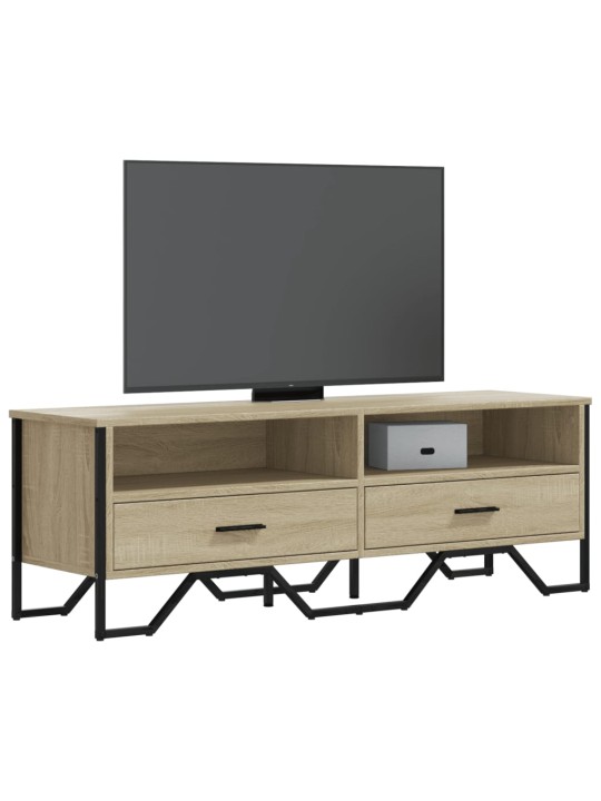TV skříňka dub sonoma 122 x 34 x 41 cm kompozitní dřevo