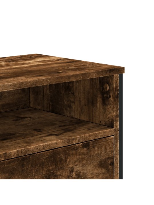 TV skříňka kouřový dub 122 x 34 x 41 cm kompozitní dřevo