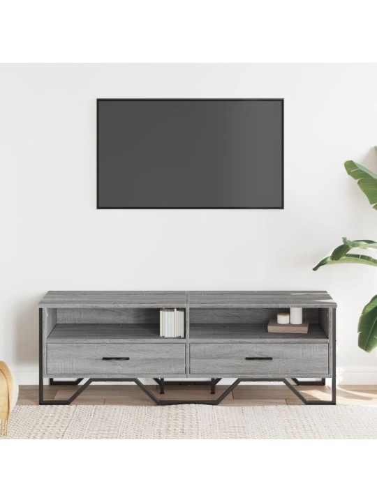 TV skříňka šedá sonoma 122 x 34 x 41 cm kompozitní dřevo