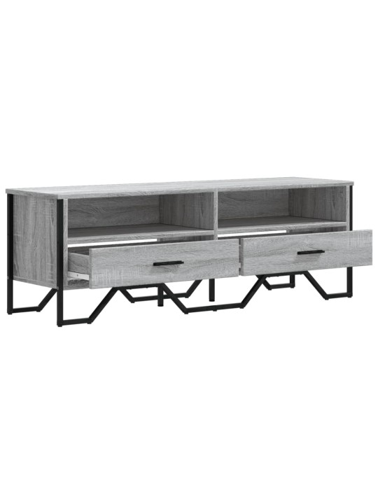 TV skříňka šedá sonoma 122 x 34 x 41 cm kompozitní dřevo