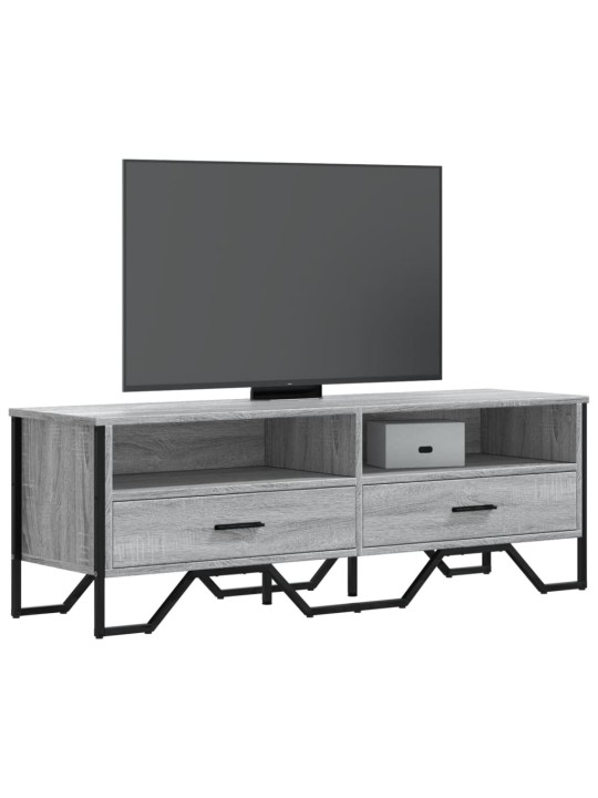 TV skříňka šedá sonoma 122 x 34 x 41 cm kompozitní dřevo