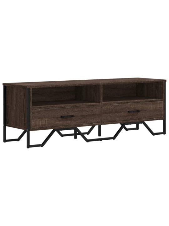 TV skříňka hnědý dub 122 x 34 x 41 cm kompozitní dřevo
