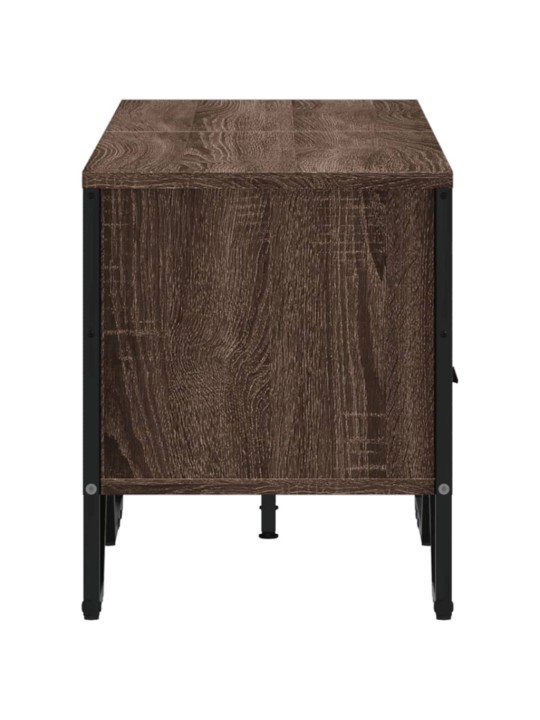 TV skříňka hnědý dub 122 x 34 x 41 cm kompozitní dřevo