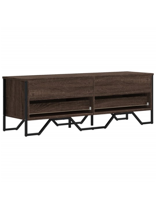 TV skříňka hnědý dub 122 x 34 x 41 cm kompozitní dřevo