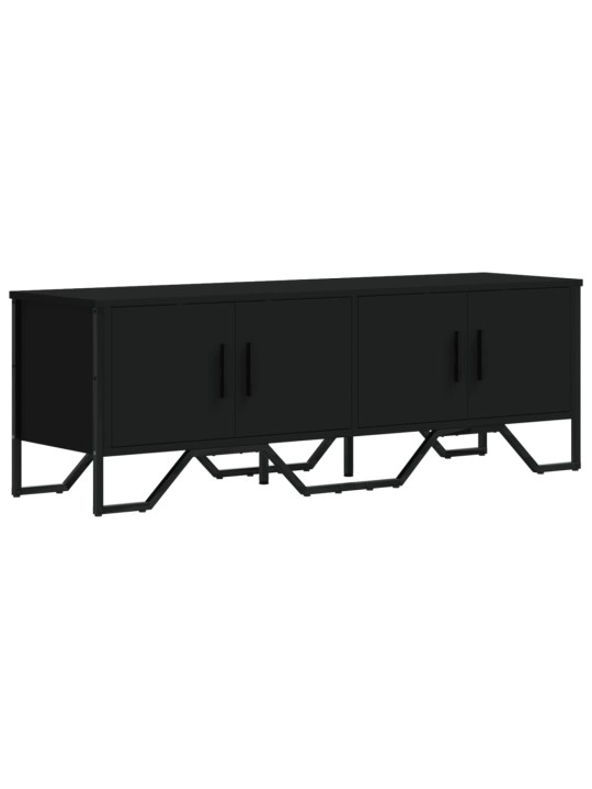TV skříňka černá 122 x 34 x 41 cm kompozitní dřevo