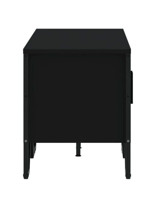 TV skříňka černá 122 x 34 x 41 cm kompozitní dřevo